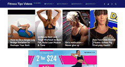 Desktop Screenshot of fitnesstipsvideos.com